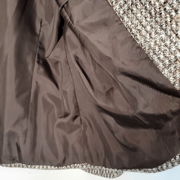 Laura Plus Petite Plaid Tweed Jacket Blazer Size L - Picture 8 of 9